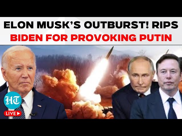 Russia-Ukraine War LIVE | Elon Musk Furious | Trump's No. 2 Slams Biden Over Long-Range Attack Nod