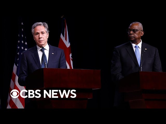 Blinken, Austin take questions after North Korea tests new ICBM | full video