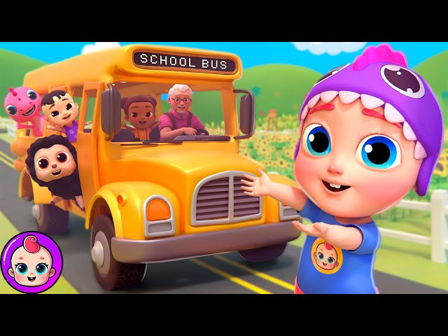 The Wheels on The Bus Song | Bubbleee Nursery Rhymes & Kids Songs | Farm Animals Version