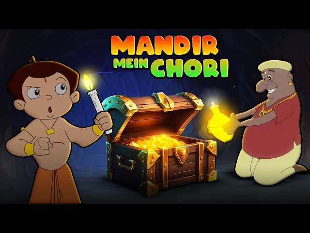 Chhota Bheem - Mandir mein Chori | Cartoons for Kids | Funny Kids Videos