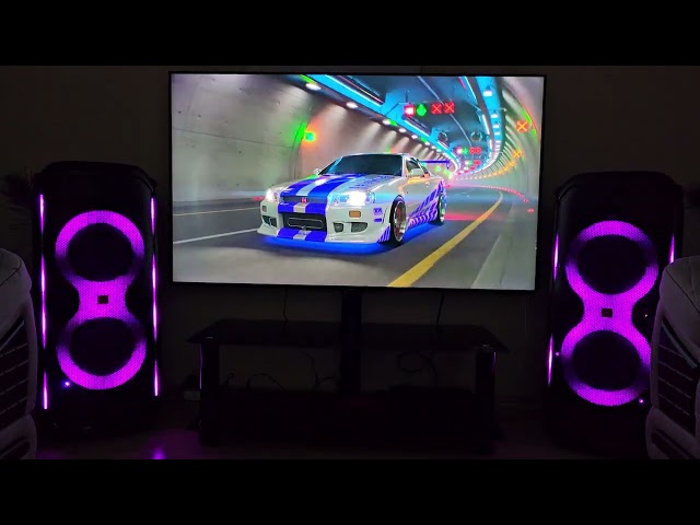 ( 26 HZ ) bass test JBL Partybox 710 TWS bass boost 1 🎧🎧☠️ Wear headphones