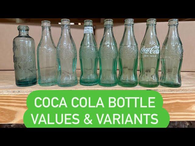 How much are old Coca Cola Coke Bottles Worth / Values & Variants Hutchinson Straight Side 1915