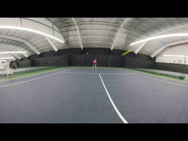 Tennis in 360 VR GoPro fusion