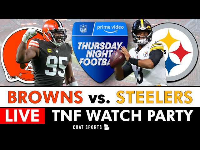 Thursday Night Football LIVE Stream: Browns vs. Steelers NFL Week 12 Amazon Prime Free Watch Party