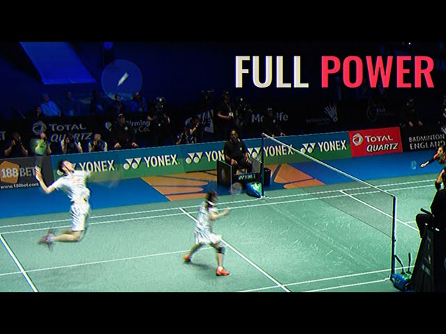 15 Badminton Rallies with All Out ATTACK