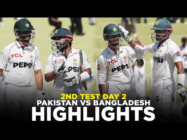 Full Highlights | Pakistan vs Bangladesh | 2nd Test Day 2, 2024 | PCB | M8A1K