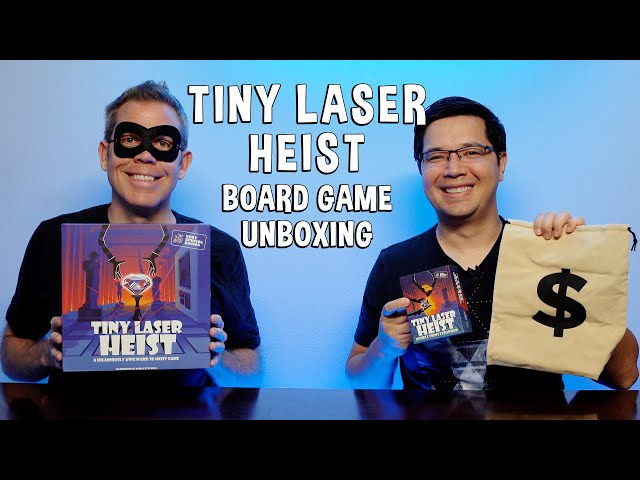 Unboxing Tiny Laser Heist - Jewel Thief Game