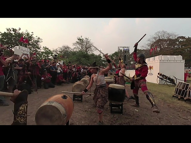 War Drums of Muay Thai World Wai Cru Ceremony in 3D VR180