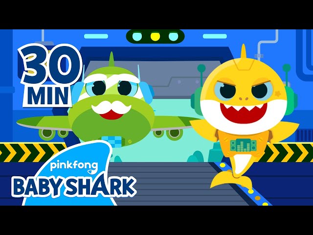 Dance with Robot Baby Shark! | Baby Shark Doo Doo Doo | +Song For Kids | Baby Shark Official