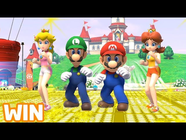 Mario and Sonic at the Tokyo 2020 Olympic Games - Dream Karate Mario, Luigi, Peach, Daisy