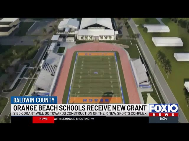 Orange Beach City Schools receives grant to go toward new sports complex