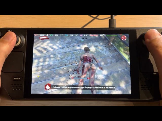 Dead island Steam deck gameplay