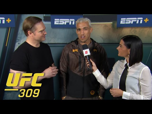 Charles Oliveira says he’ll ‘hunt’ Michael Chandler from start to finish at UFC 309 | ESPN MMA