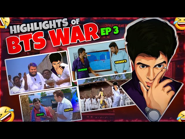 Highlights of BTS War | EP - 3 | #bgmi  #bgmilive  #madanop  #madan  #bts