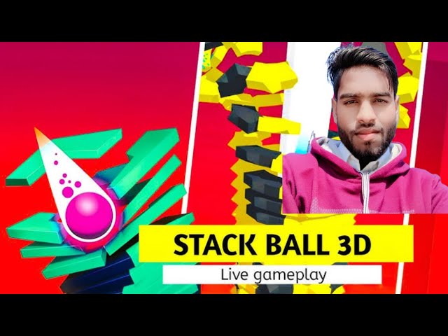 Live 🔴 Stack ball 3D game video || daily livestream Sksurend#live  #short #livegame