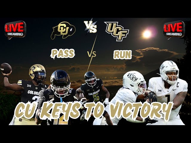 🚨Colorado Keys To Beating UCF In The Bounce House - Pass VS Run -Winner Goes To Big 12 Championship