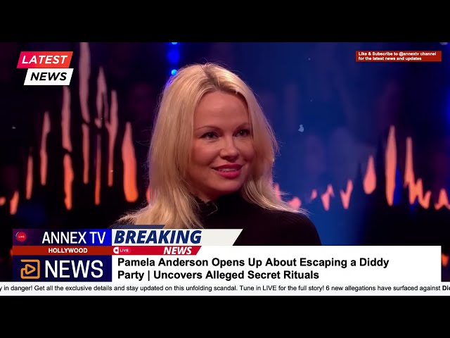 BREAKING: Pamela Anderson Opens Up About Escaping a Diddy Party | Uncovers Alleged Secret Rituals