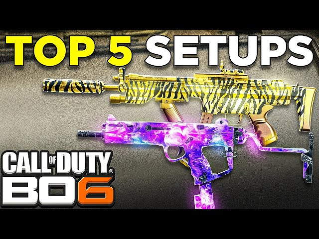 TOP 5 *META* SMG LOADOUTS in BLACK OPS 6! 👑 (BO6 Best Class Setups After Season 1 Update) Warzone