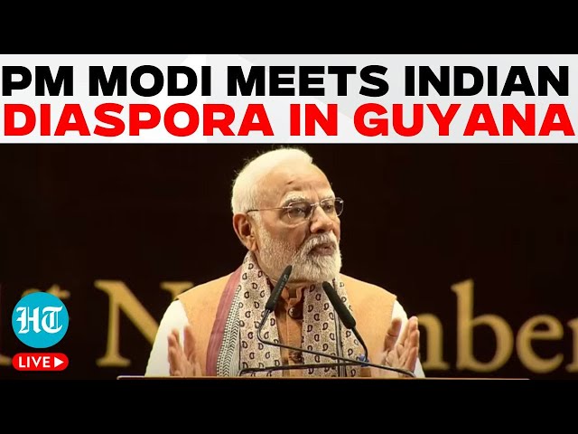 PM Modi LIVE: Addresses Indian Community In Guyana | India | Georgetown | News