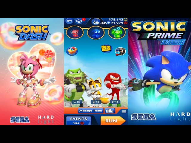 Sonic Dash 🆚 Sonic Boom 🆚 Sonic Prime Dash Vs All Bosses Zazz Eggman All Characters Unlocked