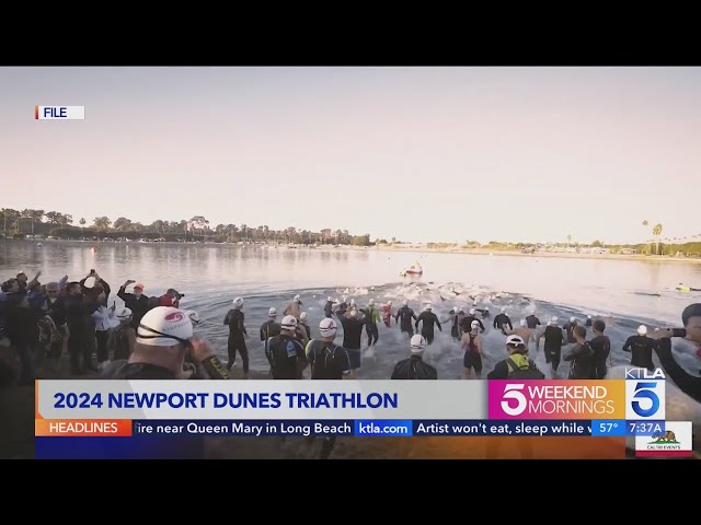 Thousands flock to Orange County for world’s longest running triathlon 