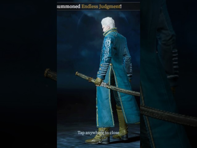 Bergil Endless judgment gatcha vault summoning #gaming #devilmaycry #vergil