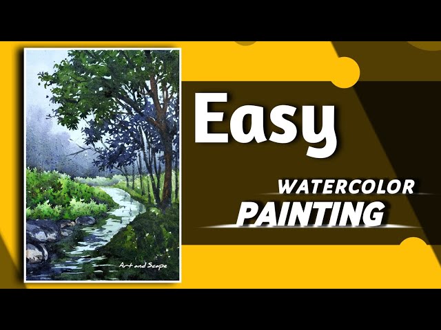 watercolor painting | Art and Scape #art #painting