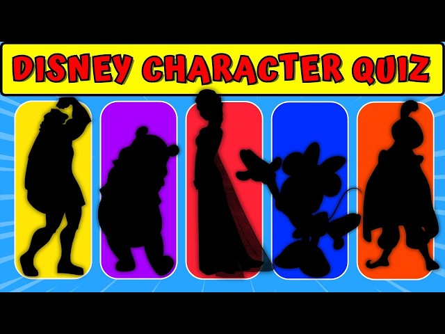 Guess the Disney Character by the Silhouette | Disney Quiz