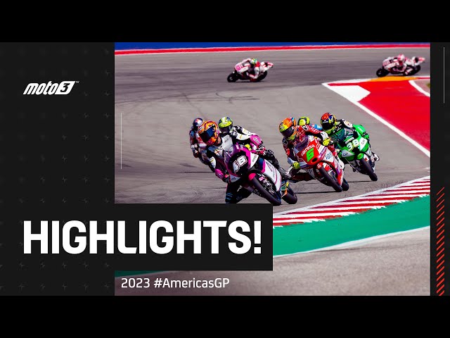 Moto3™ Race Highlights 🤯 | 2023 #AmericasGP 🇺🇸