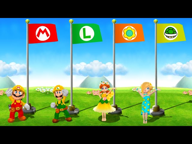 Maio Party 9 Minigames - Mario Vs Luigi Vs Daisy Vs Rosalina (Master Difficulty)