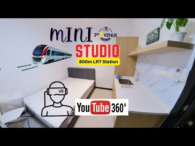 Mini Studio 2 🍒 [ Rent ] 360° VR Tour 800m Datum Jelatek LRT Station