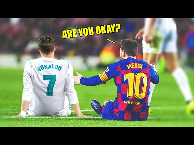 Ronaldo & Messi Chats & RESPECT Moments in Football