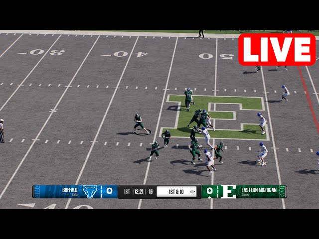 NCAAF LIVE🔴 Buffalo Bulls vs Eastern Michigan Eagles | Week 13 Full Game - 2024 College Football 25