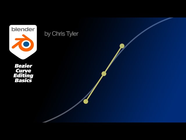 The BEST bezier curve tutorial for new Blender users.