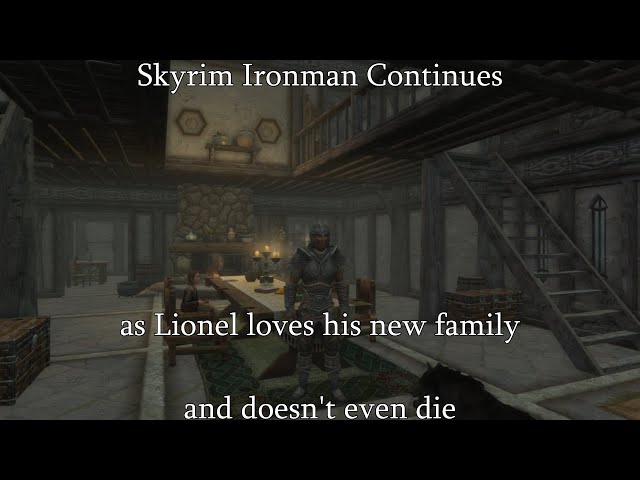 Router? Cleansed. Machine Spirit? Appeased. Internet? Stable. It's Skyrim Ironman time.