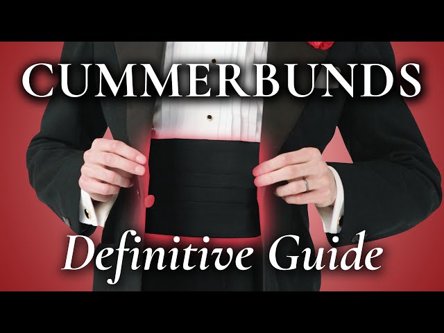 Cummerbunds: The Definitive Guide to Tuxedo Waist Sashes