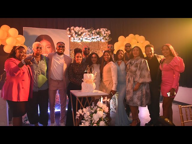 SEE HOW KUNLE REMI, BIODUN STEPHEN, AYO ADESANYA & OTHER ACTORS SHUTDOWN SUSAN JIMAH 40TH BIRTHDAY