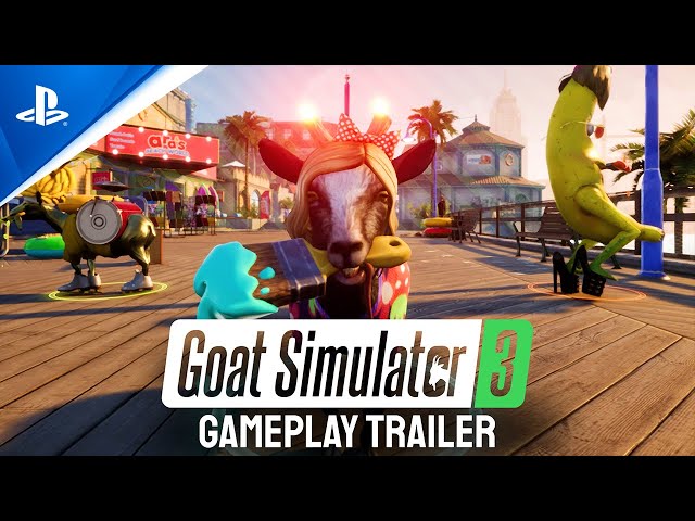 Goat Simulator 3 - Gameplay Reveal Trailer | PS5 Games