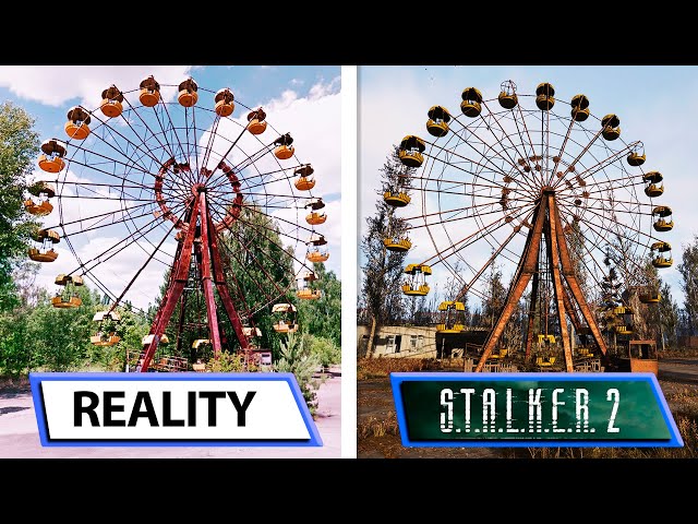 STALKER 2 VS Reality | The Power of Unreal Engine 5 | Graphics Comparison