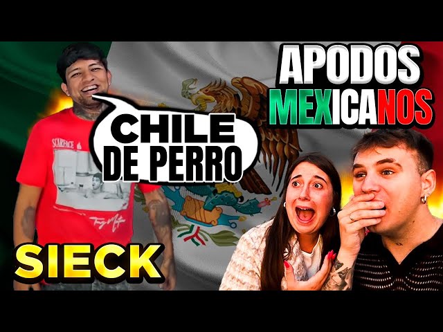 ESPAÑOLES MUEREN DE RISA CON APODOS MEXICANOS 😂🇲🇽 REACCIÓN a SIECK 🔥 **que es esto!!!**