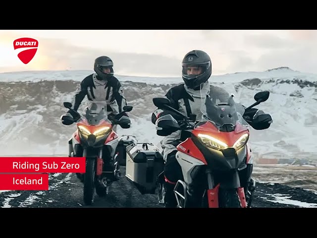 Multistrada V4 | Riding Sub Zero | Iceland