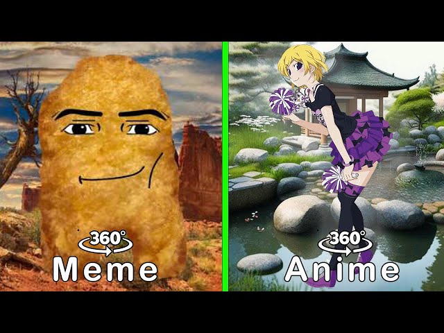 👯‍♀️Gegagedigedagedago MEME vs ANIME Gegagedigedagedago | 360º VR