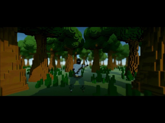 10 Hours Voxel Dancing Forest Thief - MagicaVoxel, Unity3D and Mixamo