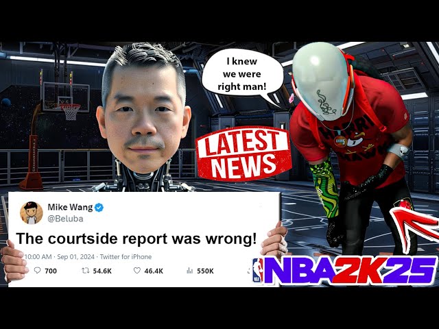 2K DEV EXPOSES THAT THE COURTSIDE REPORT WAS WRONG IN NBA 2K25