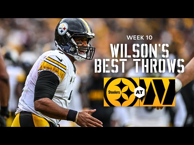 Russell Wilson's best throws from 3-TD game at Commanders | Pittsburgh