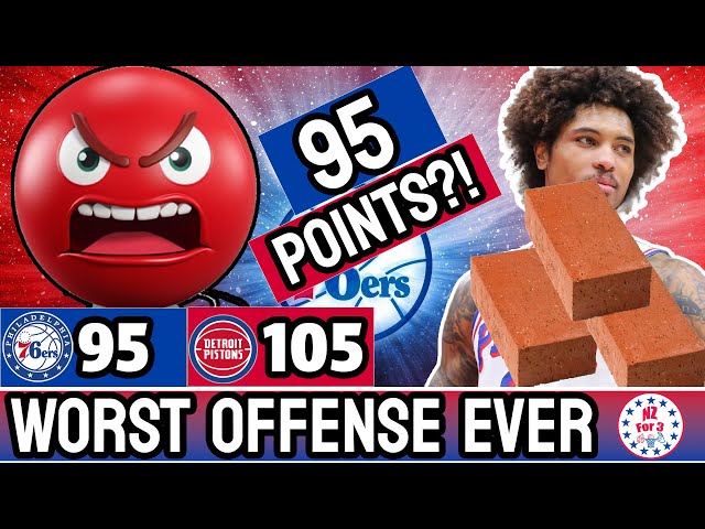 Sixers get WHOOPED By The Pistons And REEK! | Worst Offense In The NBA?! | The Sixers Sound Off