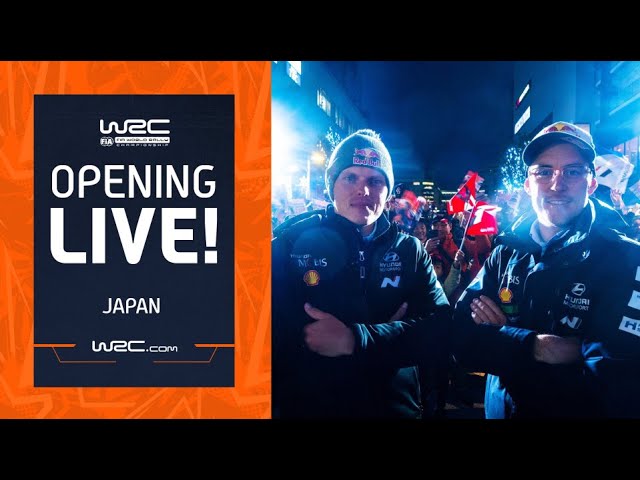 🔴 Opening Ceremony LIVE | WRC FORUM8 Rally Japan 2024