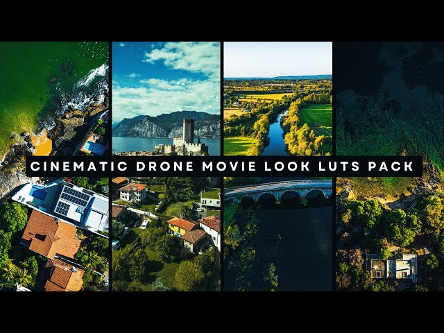 Cinematic Drone Movie Look LUTs Pack | Transform Aerial Footage into Hollywood-Style Shots!