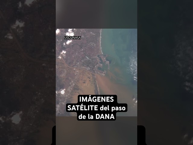 🌧️ IMÁGENES #SATÉLITE del paso de la #DANA por #Valencia #noticias #españa #shorts #eltiempo