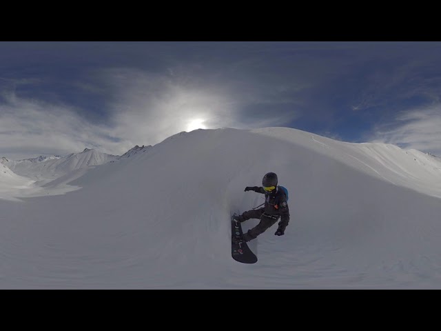 360 VR Heli Snowboard Freeride in Gudauri, Georgia